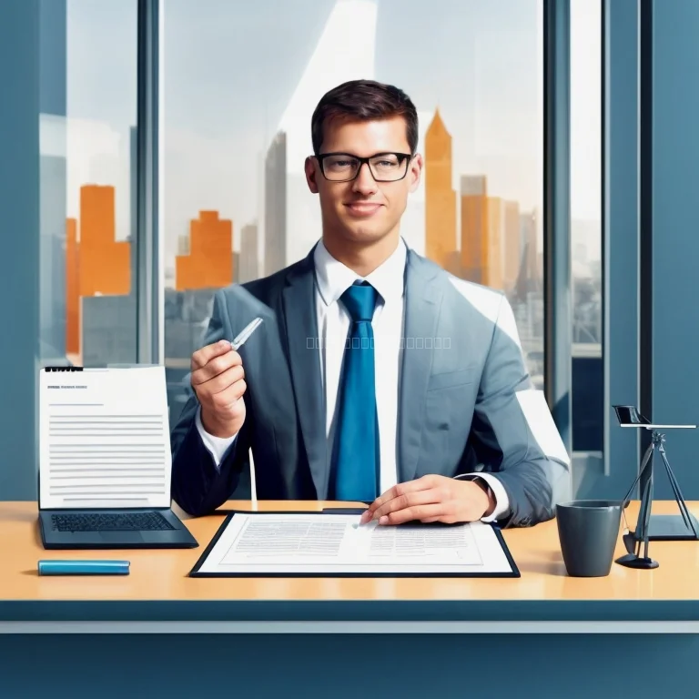 企業間の合意を交わす人物たち